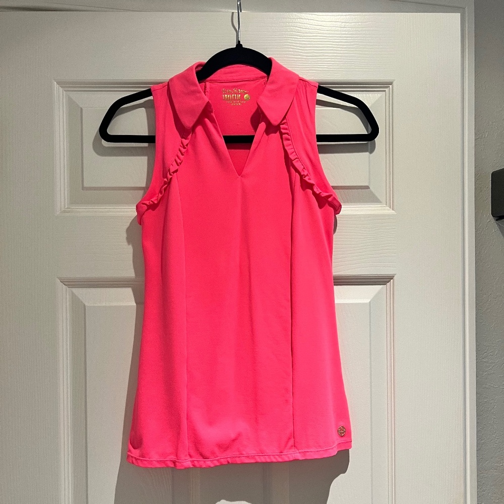 Lilly Pulitzer Luxletic hot pink tank